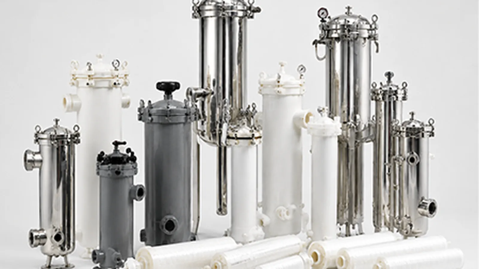 Filter cartridge end cap types